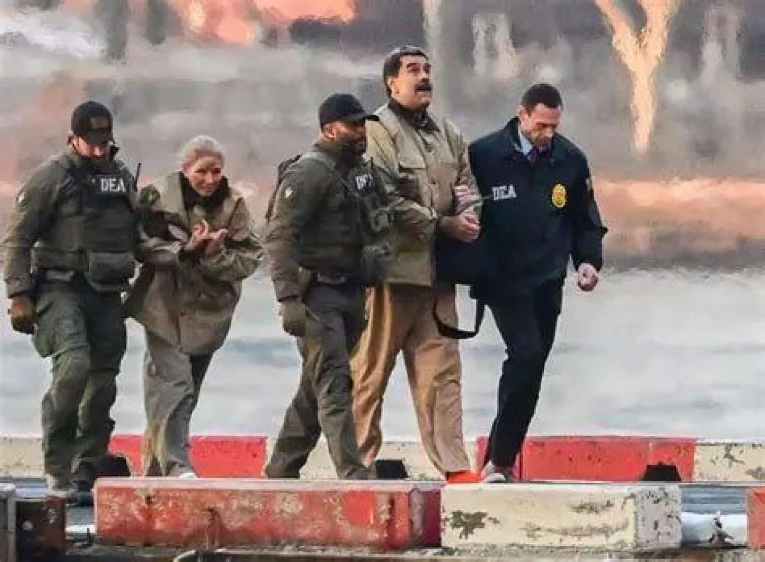 Maduro 18 məhbusla bir kamerada saxlanılır - Oğlu