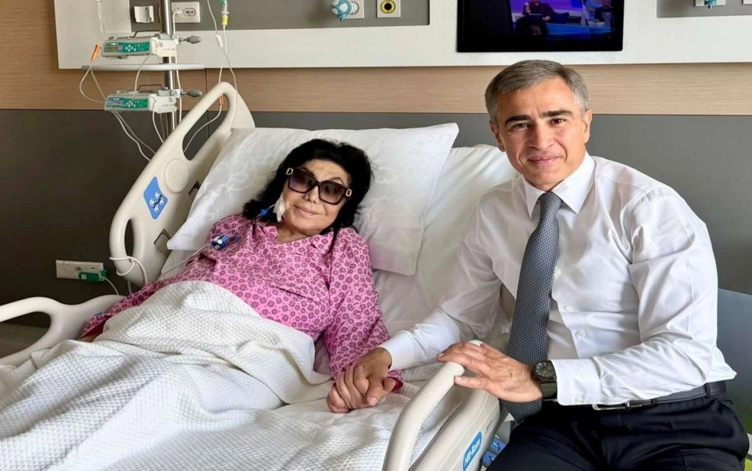 Flora Kərimova xəstəxanaya yerləşdirildi - Mehriban Əliyeva nəzarətə götürdü