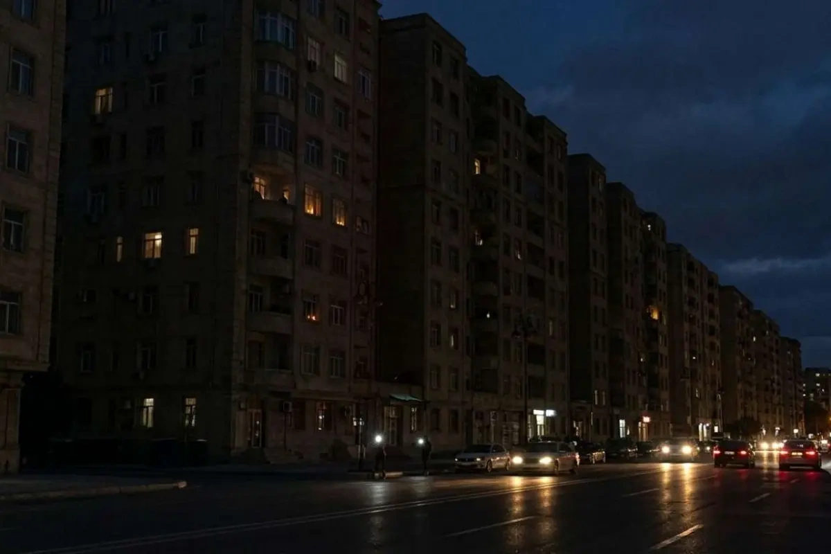 Bakının bu rayonu qaranlığa qərq oldu – YENİLƏNİB
