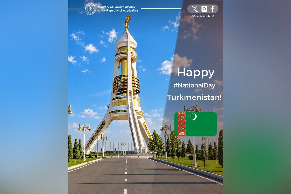 Azərbaycan XİN Türkmənistanı təbrik etdi