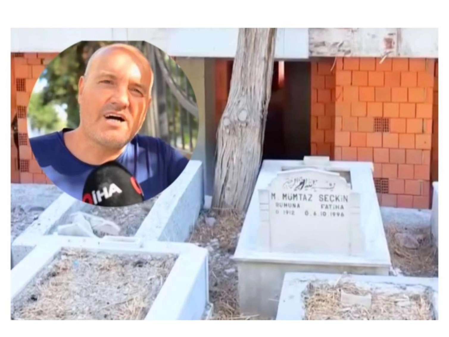 Qəbiristanlığın içində bina tikib satırlar