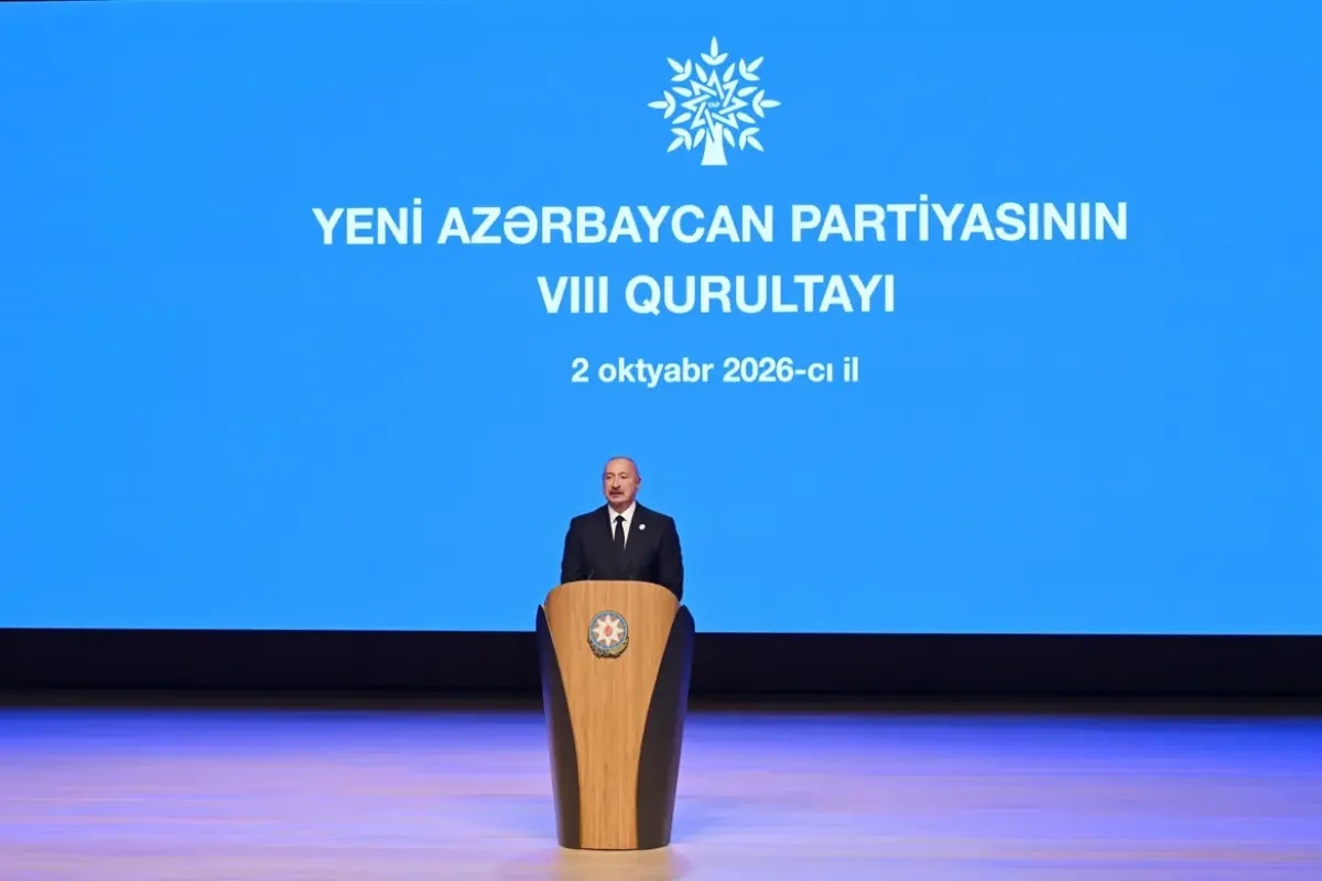 YAP-ın VIII Qurultayı keçirilir, İlham Əliyev çıxış edir