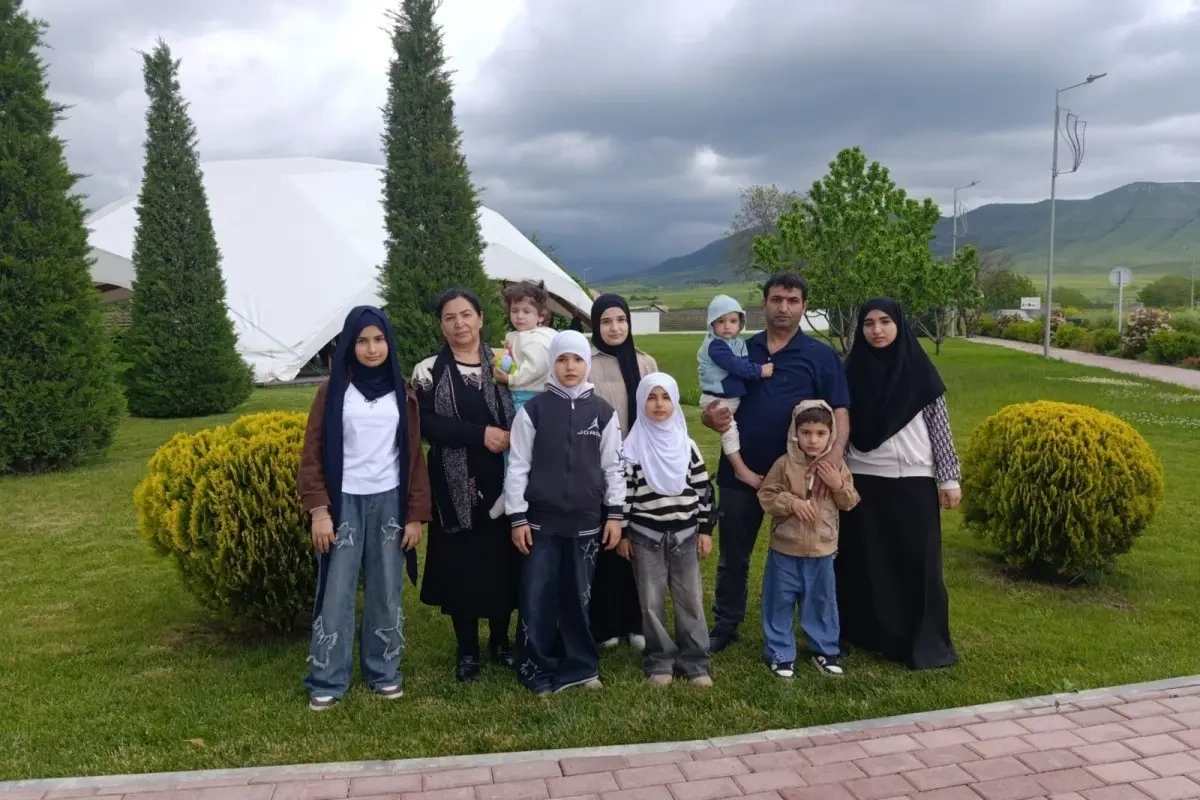 10 övladlı ailə Xocalıya qayıtdı - Fotolar