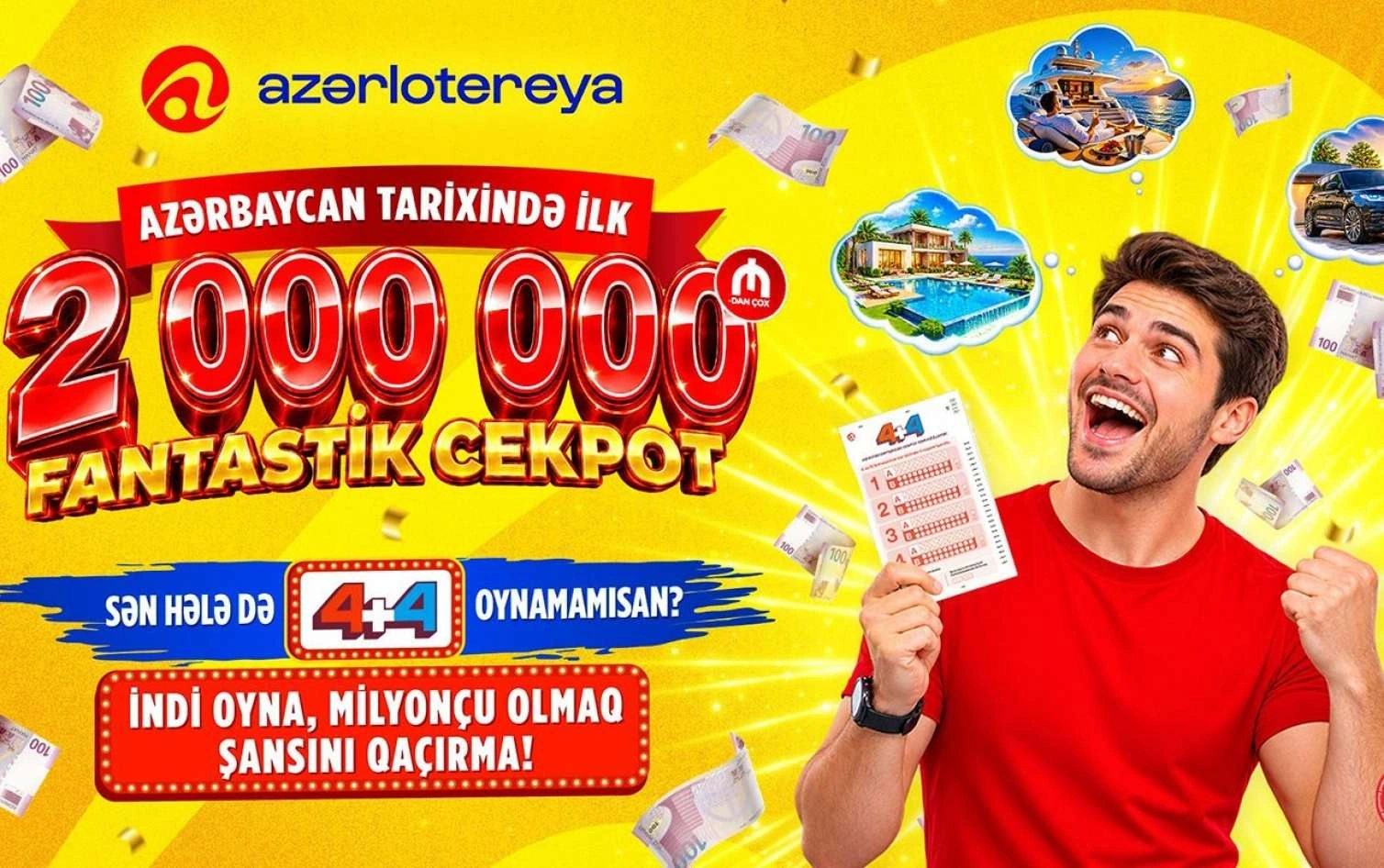 Cekpot ilk dəfə 2 milyon manatı keçdi
