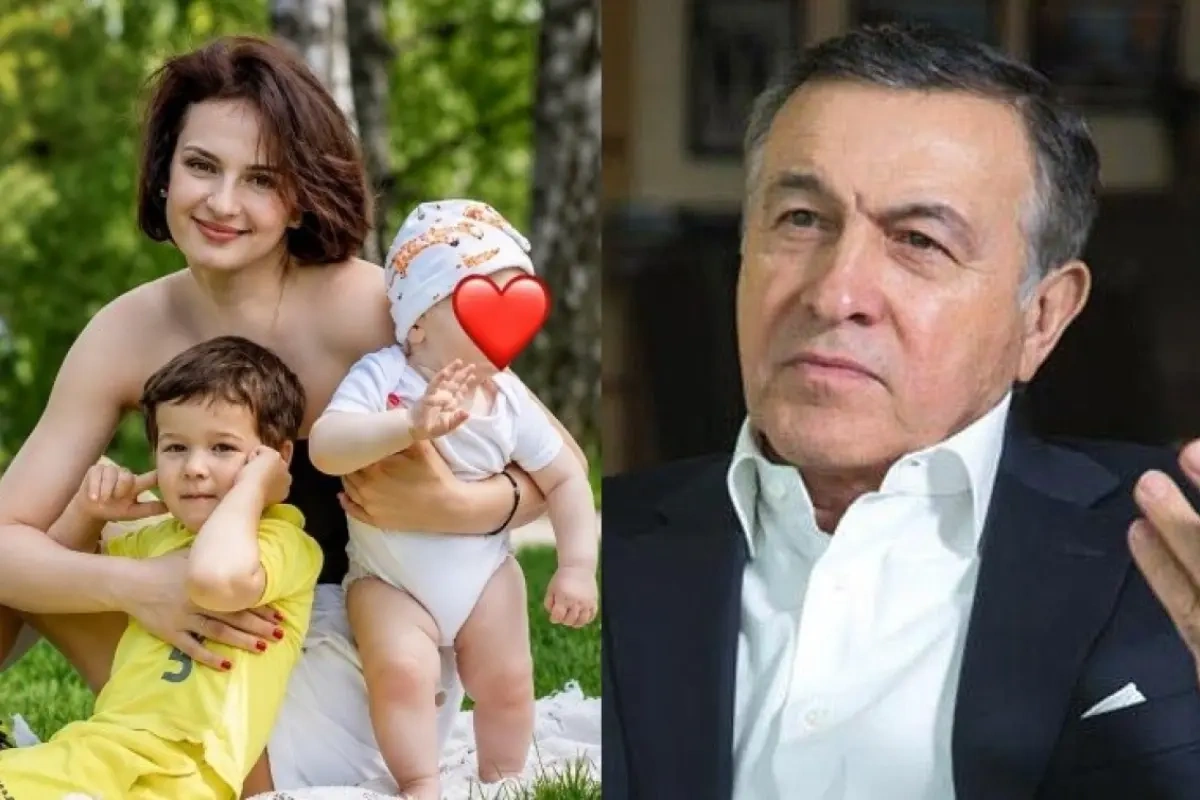 Araz Ağalarovun 27 yaşlı xanımı və övladları - Foto