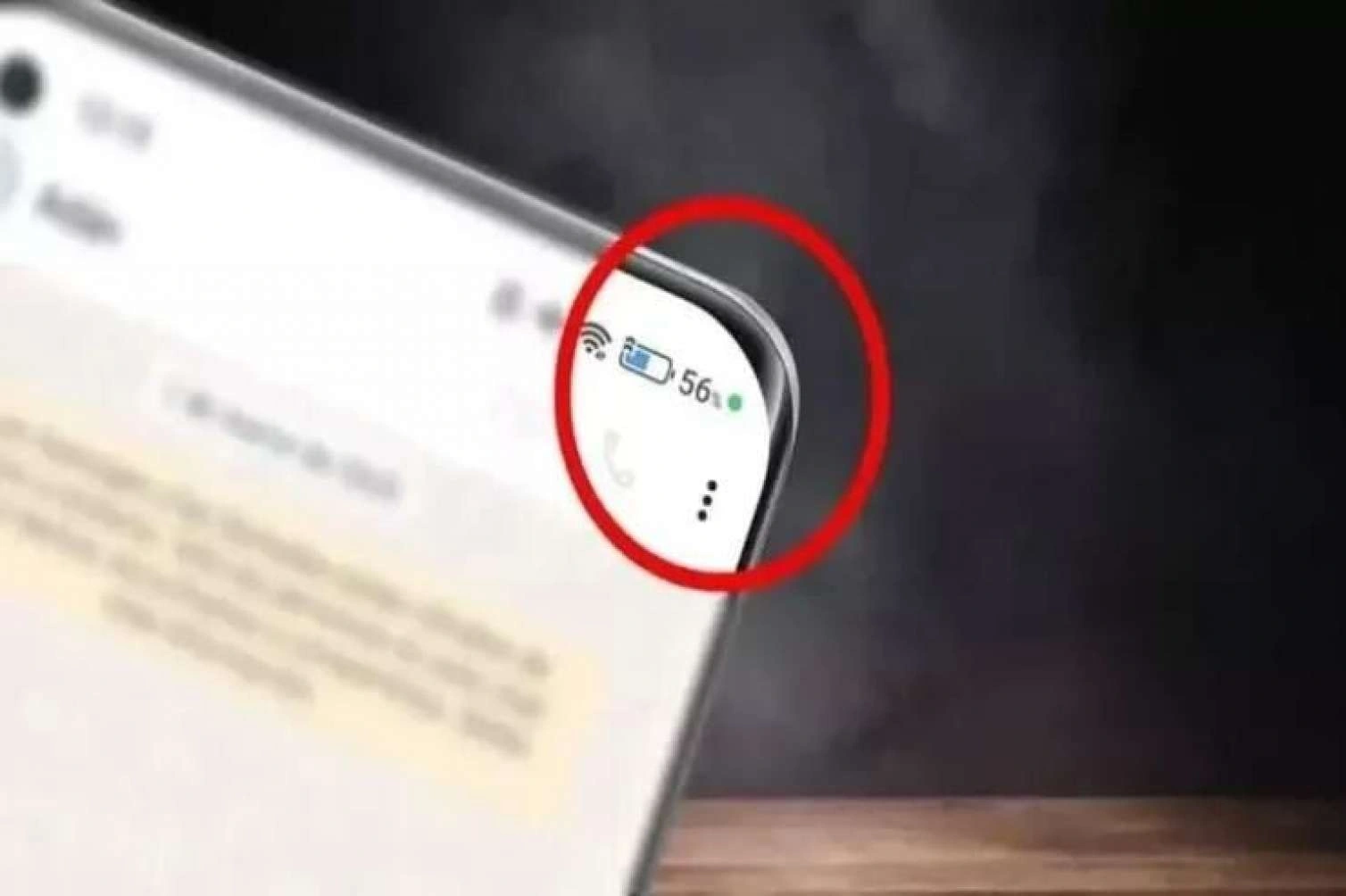 Telefonun ekranındakı yaşıl və narıncı nöqtələr nəyi bildirir?