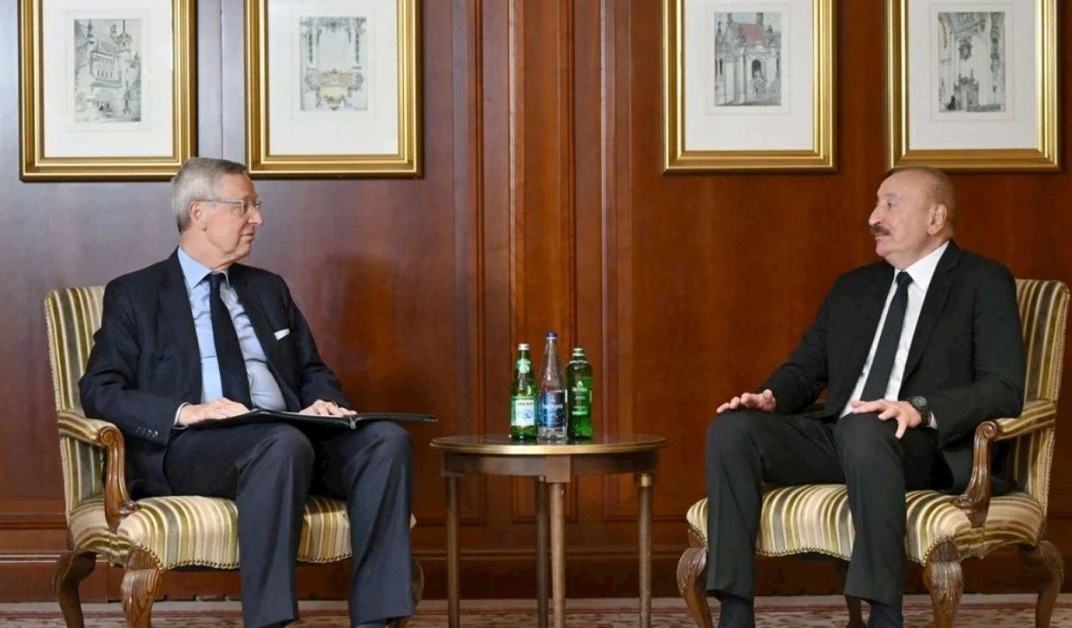 İlham Əliyev Mixael Harms ilə görüşdü — FOTO