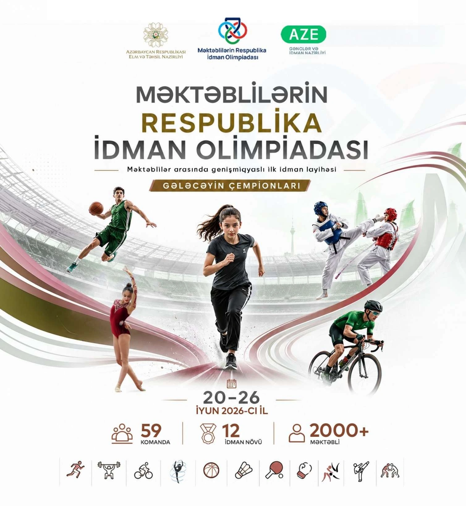 Məktəblilərin Respublika İdman Olimpiadasına start verilir!