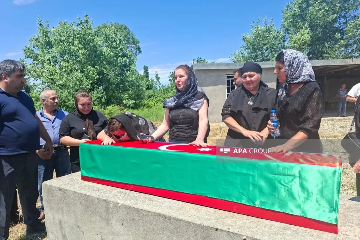 I Qarabağ müharibəsində itkin düşmüş hərbçi qalıqları Xaçmazda dəfn edildi- FOTO