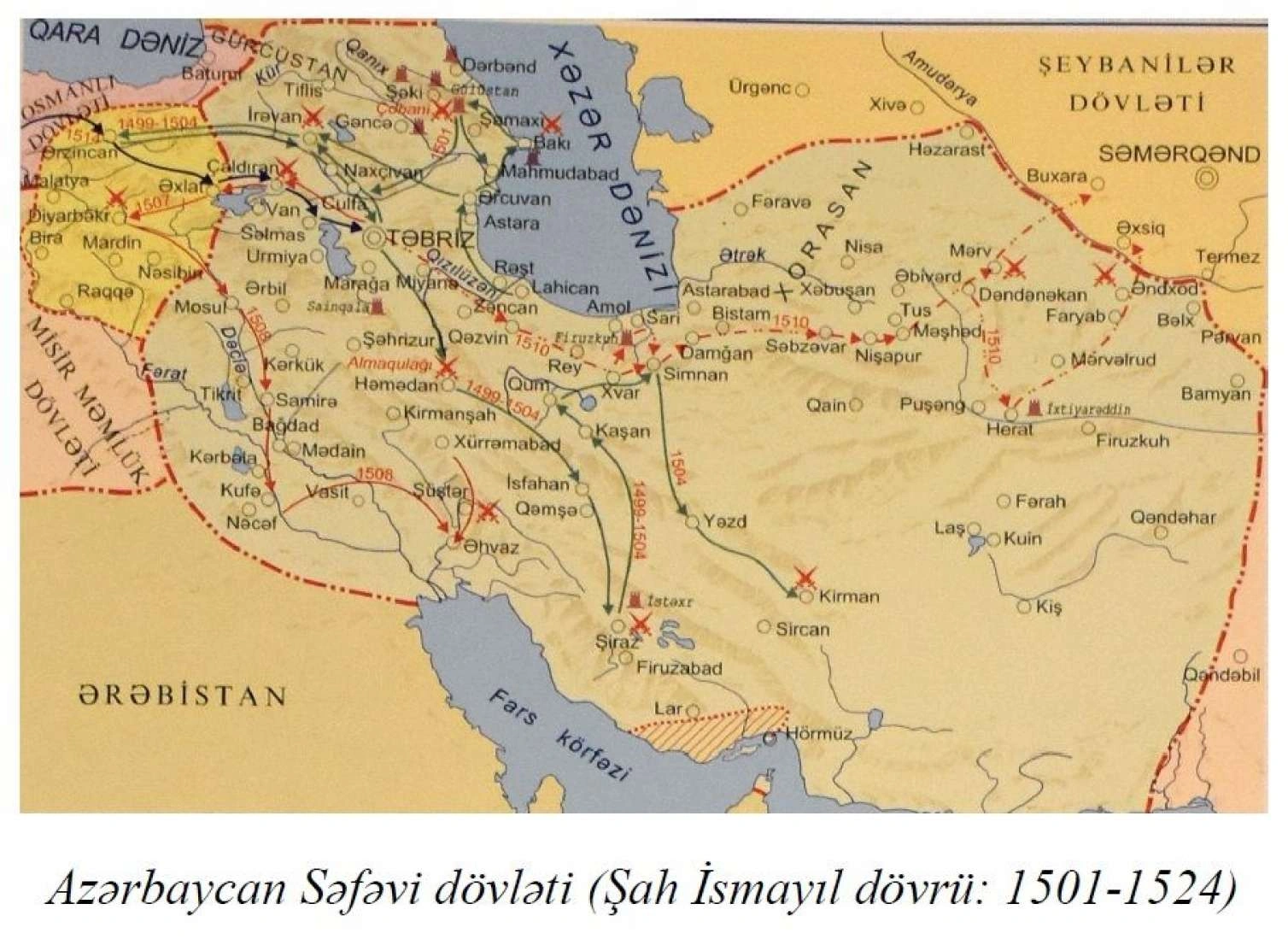 Tarixçilər Səfəvi İmperiyasının xəritəsini yaydılar