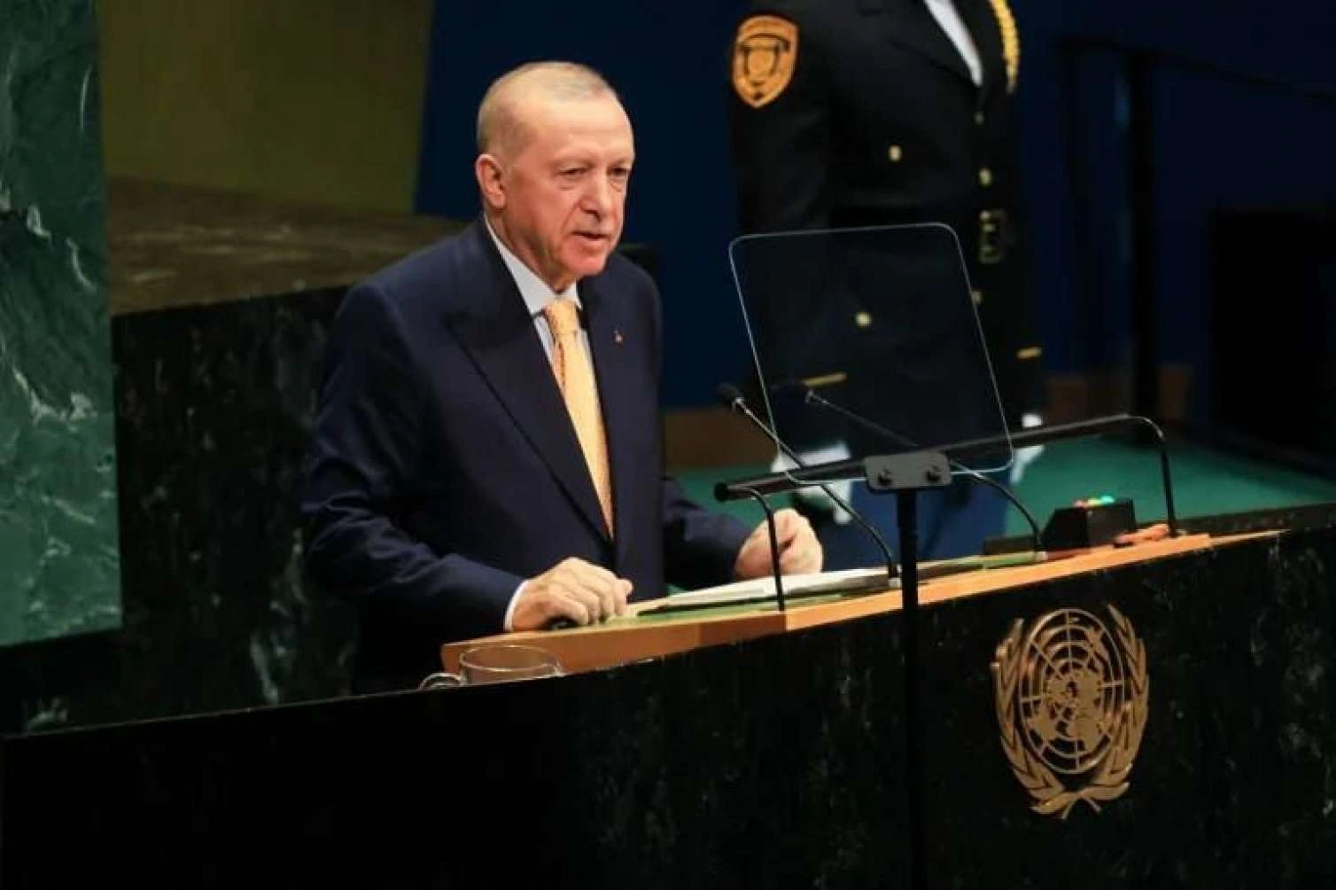 BMT Baş Assambleyasında gərginlik: Ərdoğan danışdı,