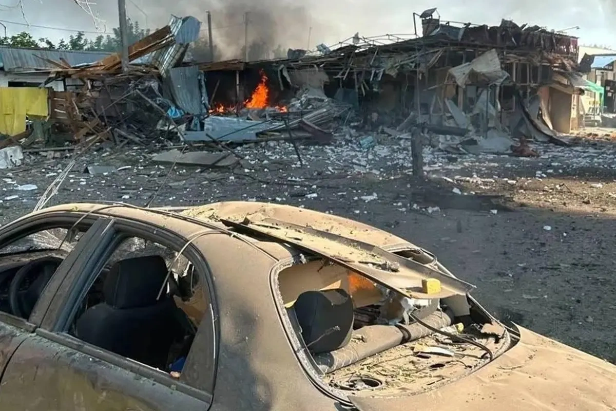 Rusiya Xarkovu vurdu - 17 ölü